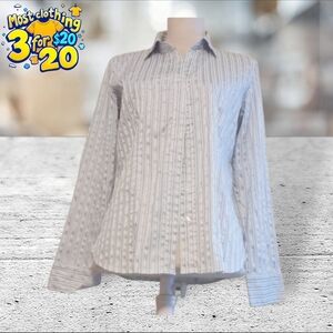 Additions by Chico's button up blouse size 1